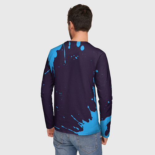 Мужской лонгслив Илья космонавт даб / 3D-принт – фото 4