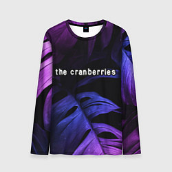 Мужской лонгслив The Cranberries neon monstera