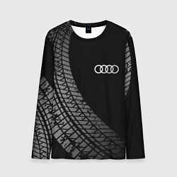 Мужской лонгслив Audi tire tracks