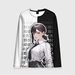 Лонгслив мужской Кобэни из аниме человек-бензопила, цвет: 3D-принт