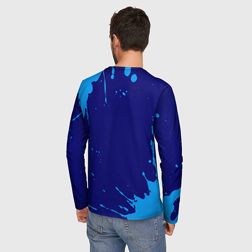Мужской лонгслив Димон рокозавр / 3D-принт – фото 4