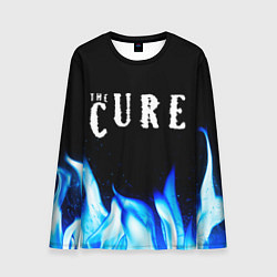 Лонгслив мужской The Cure blue fire, цвет: 3D-принт