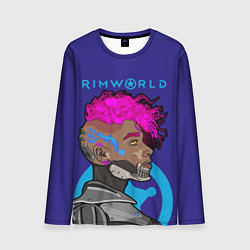 Лонгслив мужской RimWorld персонаж, цвет: 3D-принт