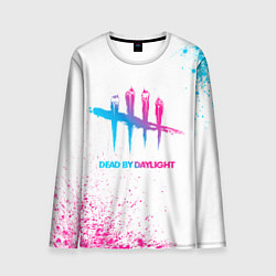 Лонгслив мужской Dead by Daylight neon gradient style, цвет: 3D-принт