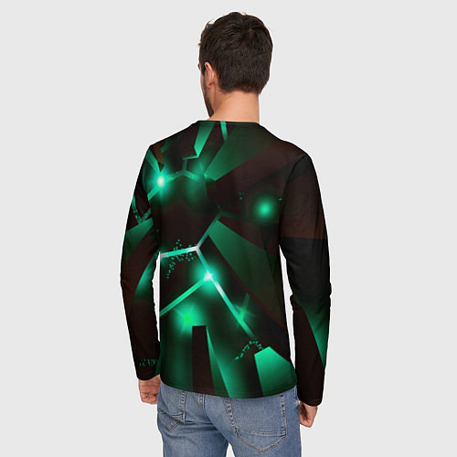 Мужской лонгслив Final Fantasy разлом плит / 3D-принт – фото 4