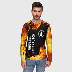 Лонгслив мужской Thousand Foot Krutch и пылающий огонь, цвет: 3D-принт — фото 2