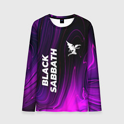 Лонгслив мужской Black Sabbath violet plasma, цвет: 3D-принт