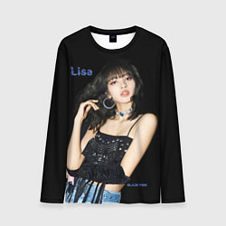 Лонгслив мужской Blackpink Lisa in jeans, цвет: 3D-принт