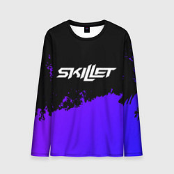 Лонгслив мужской Skillet purple grunge, цвет: 3D-принт