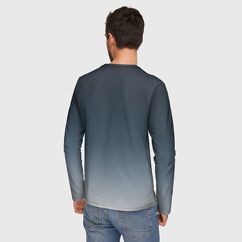 Мужской лонгслив Ворон викинг / 3D-принт – фото 4