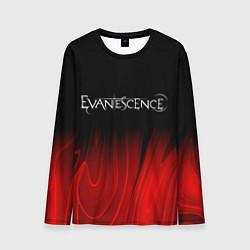 Лонгслив мужской Evanescence red plasma, цвет: 3D-принт