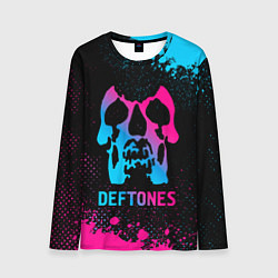Лонгслив мужской Deftones - neon gradient, цвет: 3D-принт