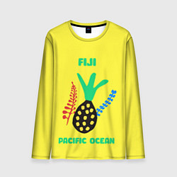 Лонгслив мужской Фиджи - Тихий океан, цвет: 3D-принт