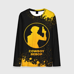 Лонгслив мужской Cowboy Bebop - gold gradient, цвет: 3D-принт