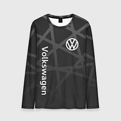 Лонгслив мужской Volkswagen - classic black, цвет: 3D-принт
