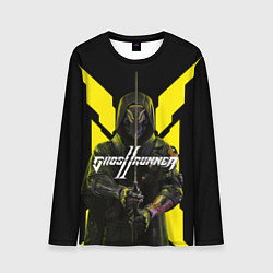 Лонгслив мужской Кибер самурай ghostrunner 2, цвет: 3D-принт