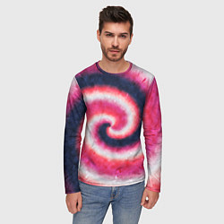 Лонгслив мужской Tie-Dye дизайн, цвет: 3D-принт — фото 2