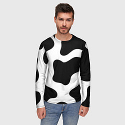 Лонгслив мужской Кожа коровы, цвет: 3D-принт — фото 2