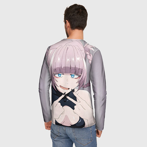 Мужской лонгслив Yofukashi no Uta Надзуна Нанакуса / 3D-принт – фото 4
