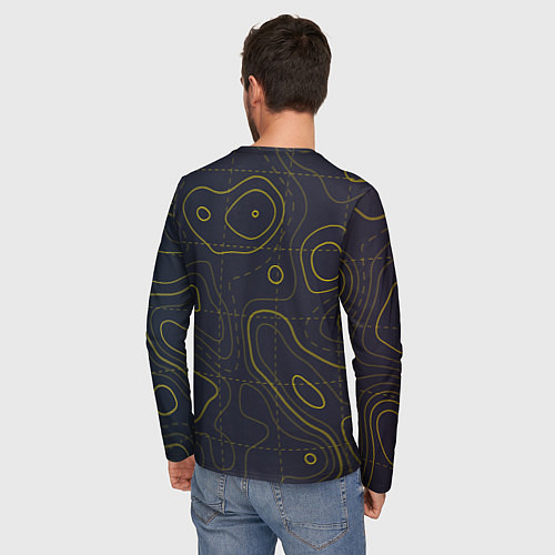 Мужской лонгслив Starfield марс dark / 3D-принт – фото 4