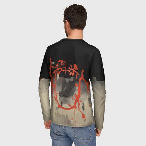 Мужской лонгслив Шпионка в пространственных измерениях / 3D-принт – фото 4