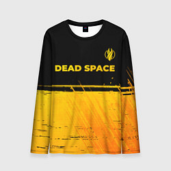 Лонгслив мужской Dead Space - gold gradient посередине, цвет: 3D-принт