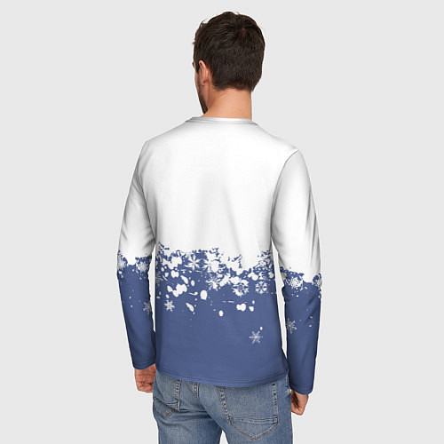 Мужской лонгслив СБР - Союз Биатлонистов России / 3D-принт – фото 4