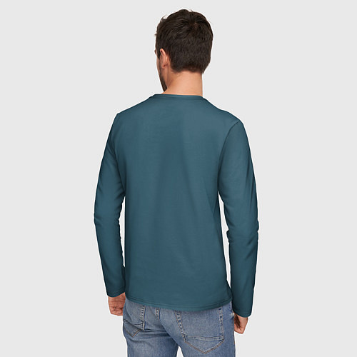 Мужской лонгслив Бег / 3D-принт – фото 4