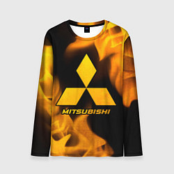 Лонгслив мужской Mitsubishi - gold gradient, цвет: 3D-принт