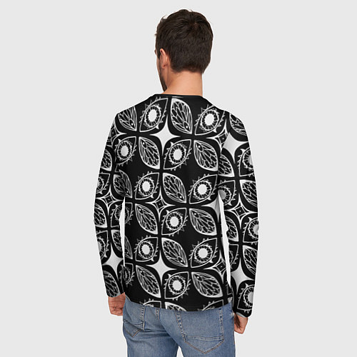Мужской лонгслив Глазики-сглазики / 3D-принт – фото 4