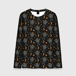 Мужской лонгслив Лунные мотыльки