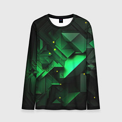 Мужской лонгслив Визуальные иллюзии в геометрии