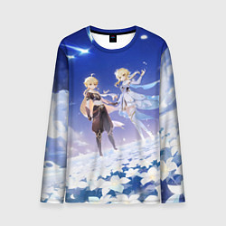 Лонгслив мужской Genshin Impact Итэр Люмин, цвет: 3D-принт