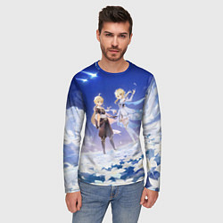 Лонгслив мужской Genshin Impact Итэр Люмин, цвет: 3D-принт — фото 2