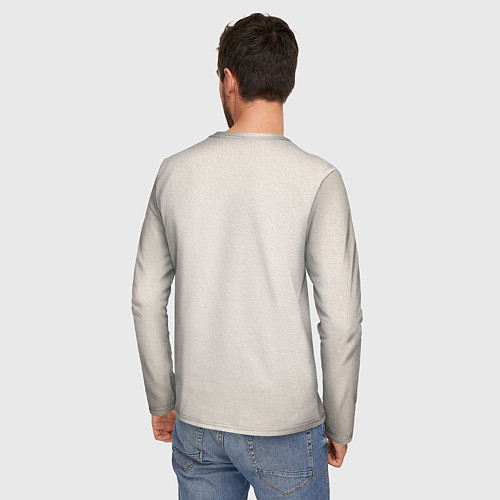 Мужской лонгслив Французский бульдог в очках и рубашке / 3D-принт – фото 4