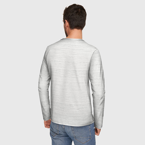 Мужской лонгслив Французский бульдог грустинка / 3D-принт – фото 4