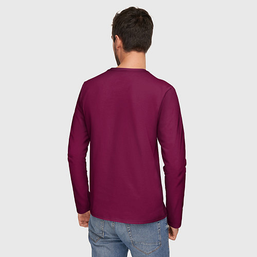 Мужской лонгслив За мир / 3D-принт – фото 4