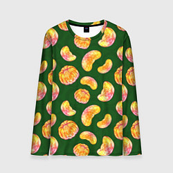 Мужской лонгслив Мандариновые дольки