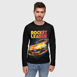 Лонгслив мужской Rocket League - Tyranno GXT, цвет: 3D-принт — фото 2