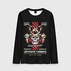 Лонгслив мужской Japanese samurai streetwear, цвет: 3D-принт