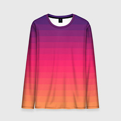 Мужской лонгслив Полосный градиент