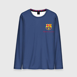 Лонгслив мужской Месси - 10 номер футбольный клуб Барселона, цвет: 3D-принт