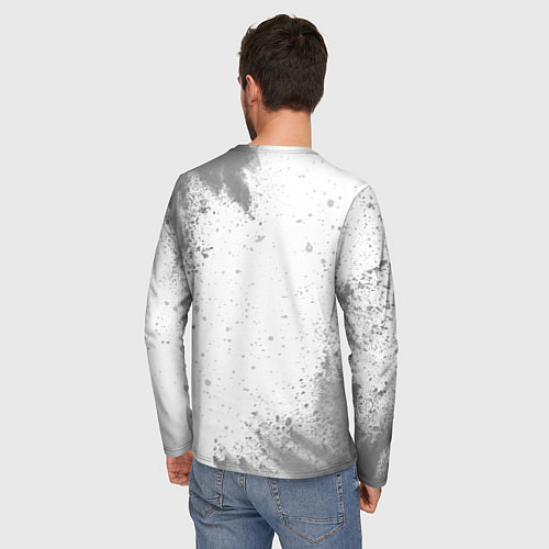 Мужской лонгслив Глеб мужчина ну с очень большой буквы / 3D-принт – фото 4