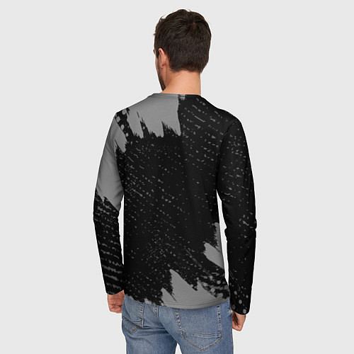 Мужской лонгслив Извини некогда фехтование, пока / 3D-принт – фото 4