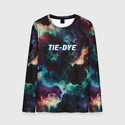 Лонгслив мужской Tie - dye, цвет: 3D-принт