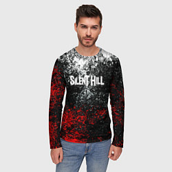 Лонгслив мужской Silenthill брызги красок, цвет: 3D-принт — фото 2