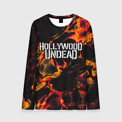 Мужской лонгслив Hollywood Undead red lava