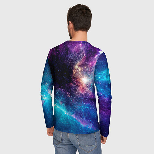 Мужской лонгслив Red Hot Chili Peppers space rock / 3D-принт – фото 4