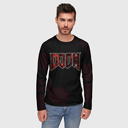 Лонгслив мужской Doom mick gordon, цвет: 3D-принт — фото 2