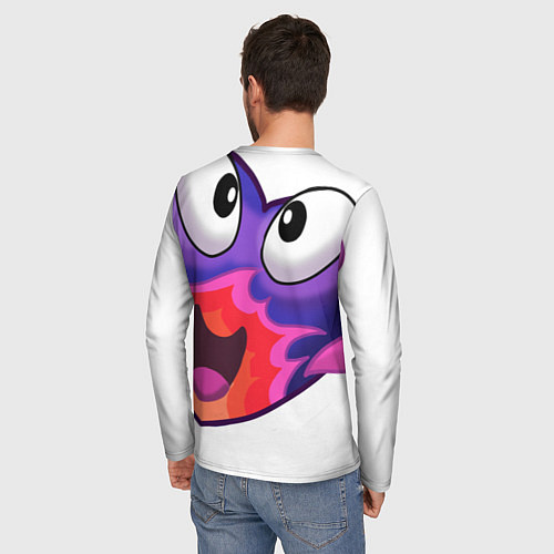 Мужской лонгслив Симс вуху мем / 3D-принт – фото 4